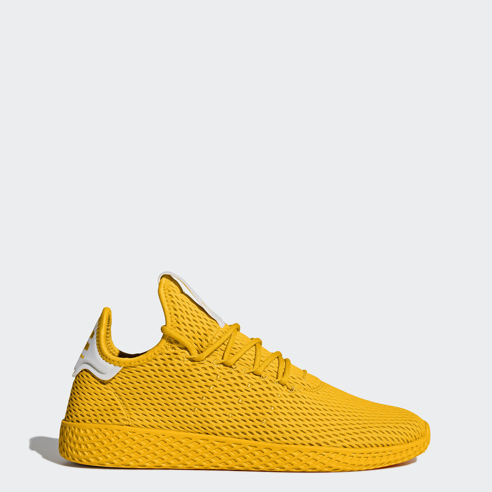 Adidas Pharrell Williams Tennis Hu - Originals ανδρικα - Κίτρινα/Πορτοκαλι/Χρυσο Χρωμα/Ασπρα,Μέγεθος